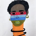 Kiara Jackson, Untitled, 2020, Pencil on Paper